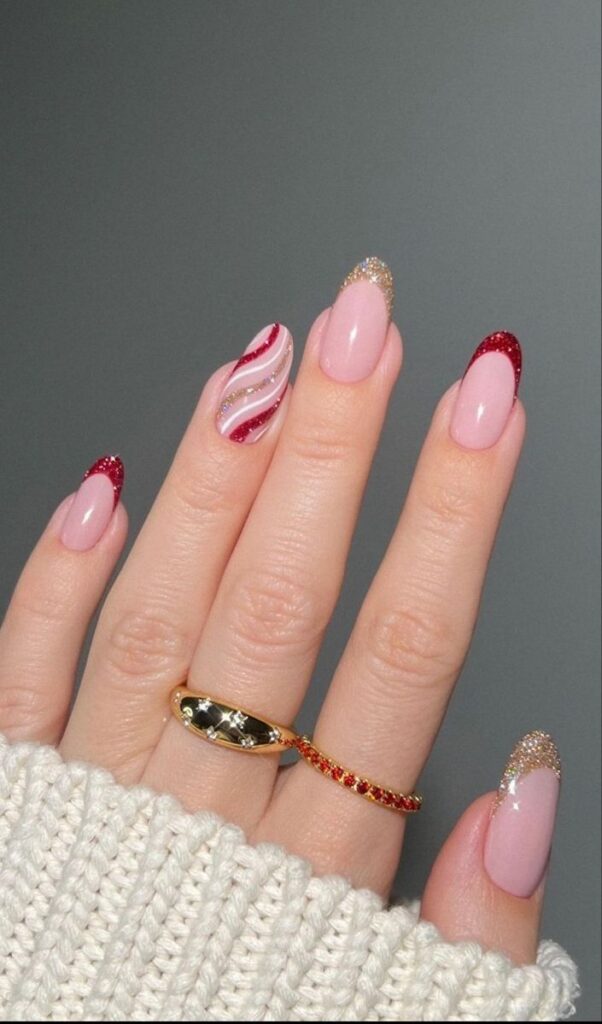 do it yourself Christmas nail art