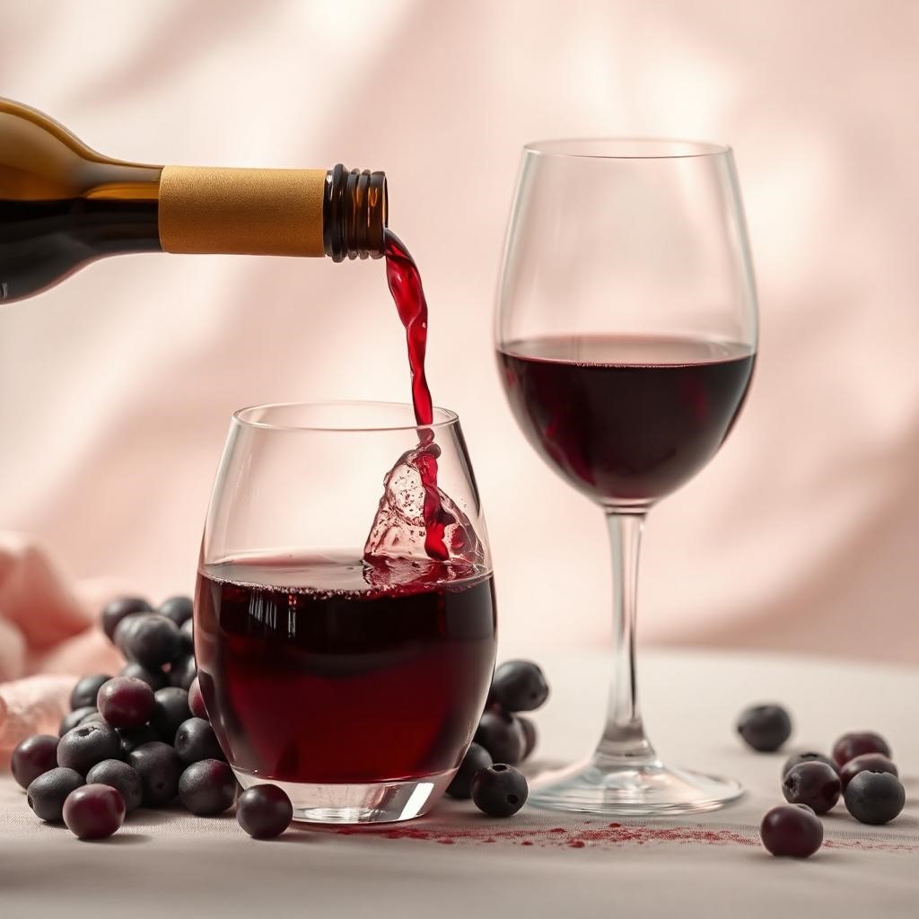 red wine for glowing skin