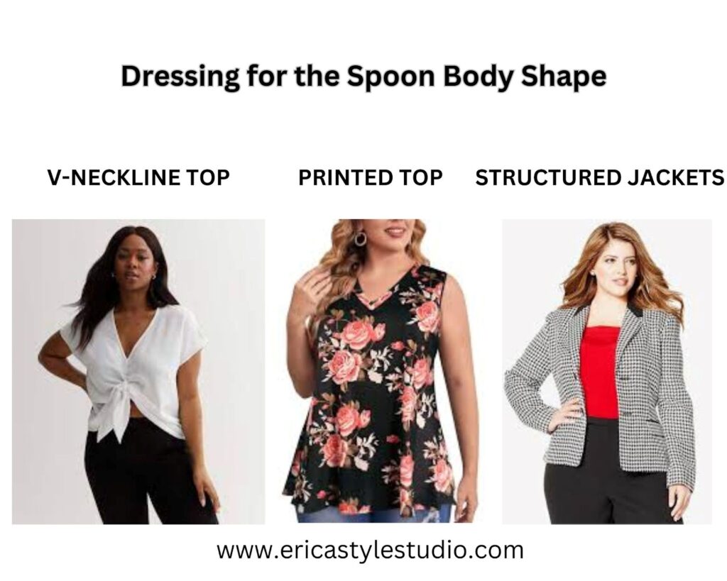 dresses for spoon body shape